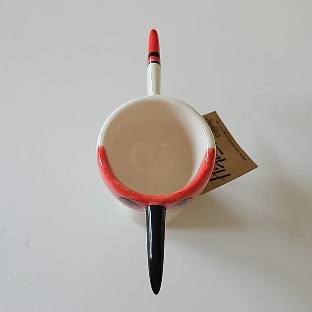 NWT Anthropologie Hannah Turner Red Bird Stoneware Eggcup - Picture 4 of 9